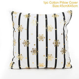 FENGRISE 45x45cm Cotton Linen Merry Christmas Cover