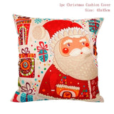 FENGRISE 45x45cm Cotton Linen Merry Christmas Cover