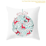 FENGRISE 45x45cm Cotton Linen Merry Christmas Cover