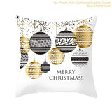 FENGRISE 45x45cm Cotton Linen Merry Christmas Cover