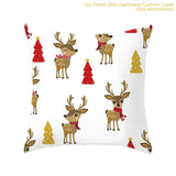 FENGRISE 45x45cm Cotton Linen Merry Christmas Cover