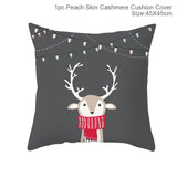 FENGRISE 45x45cm Cotton Linen Merry Christmas Cover