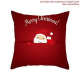 FENGRISE 45x45cm Cotton Linen Merry Christmas Cover