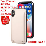 Hot 10000mAh Battery Charger Case For iphone 6 6s 7 8 Plus Power Bank Charging Case For iphone