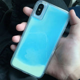 New Fashion Noctilucent Dynamic Liquid Quicksand For iPhone cases 3D