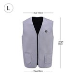 Men Women Outdoor USB Infrared Heating Vest Jacket Winter