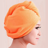 Microfibre serviette de bain cheveux sèche chapeau 2019