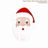 Xmas Wine Bottle Gift Bags Snowman Santa Claus Christmas Decoration Sequins Red