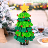 Xmas Wine Bottle Gift Bags Snowman Santa Claus Christmas Decoration Sequins Red