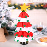 Xmas Wine Bottle Gift Bags Snowman Santa Claus Christmas Decoration Sequins Red