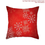 FENGRISE 45x45cm Cotton Linen Merry Christmas Cover