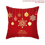 FENGRISE 45x45cm Cotton Linen Merry Christmas Cover