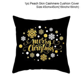 FENGRISE 45x45cm Cotton Linen Merry Christmas Cover
