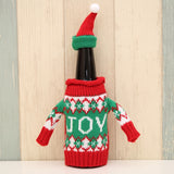 2pcs/set Christmas Decorations Wine Bottle Sweater