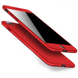 H&A Luxury 360 Full Cover Phone Case For iPhone 7 8 6 6s Plus 5 5s