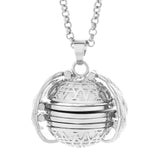 5 Photo Locket  Family Tree Necklace Necklace Ball Angel Wing