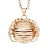 5 Photo Locket  Family Tree Necklace Necklace Ball Angel Wing
