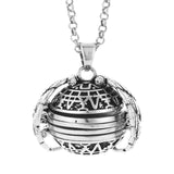 5 Photo Locket  Family Tree Necklace Necklace Ball Angel Wing